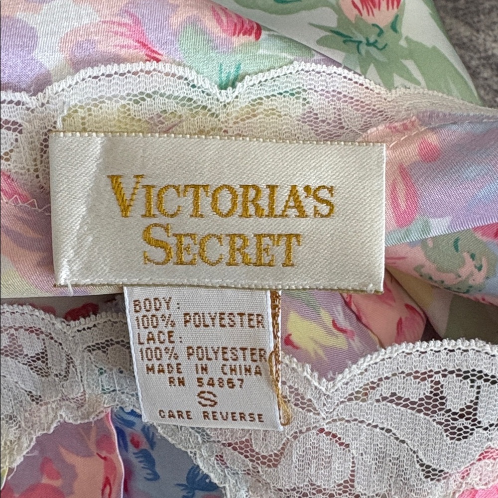 Pastel Vintage Victoria Secret Slip Dress - Picture 5 of 5